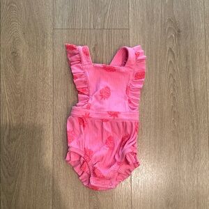 Cat & Jack Pink Ruffle Bodysuit